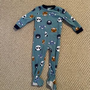 Carters 3T fleece footie pyjamas
